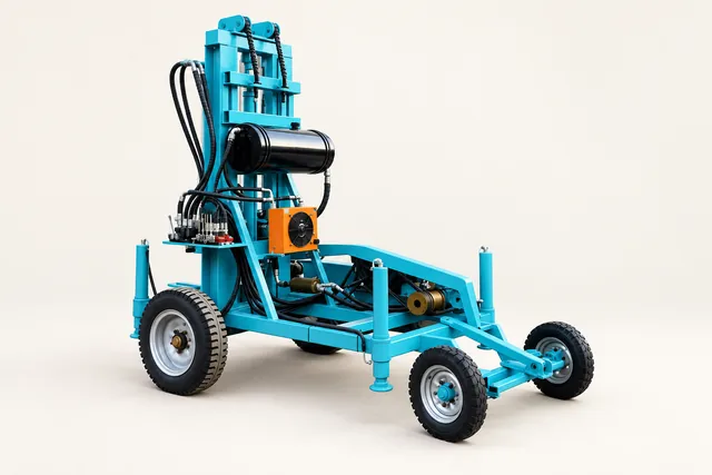 200 m Four-Wheel Water Well Rig