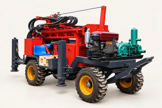 200 m Trailer Water Well Rig