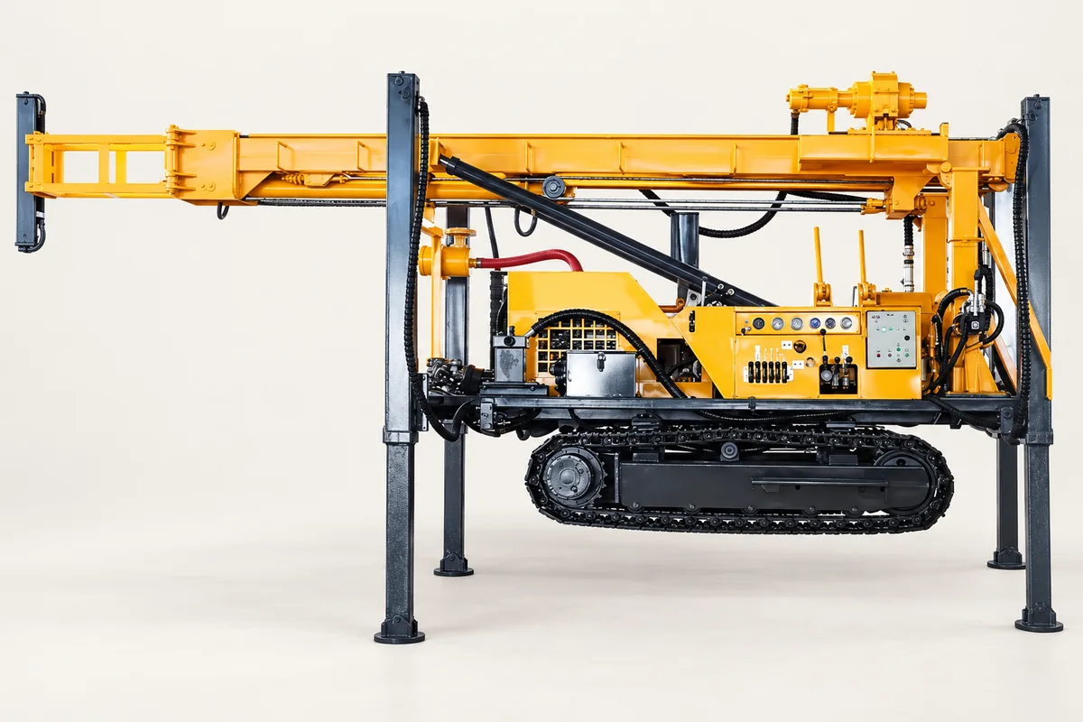350 m Crawler Pneumatic Water Well Rig